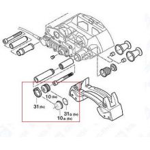 Outer Boot/Steel Cap Kit Knorr Bremse K001301